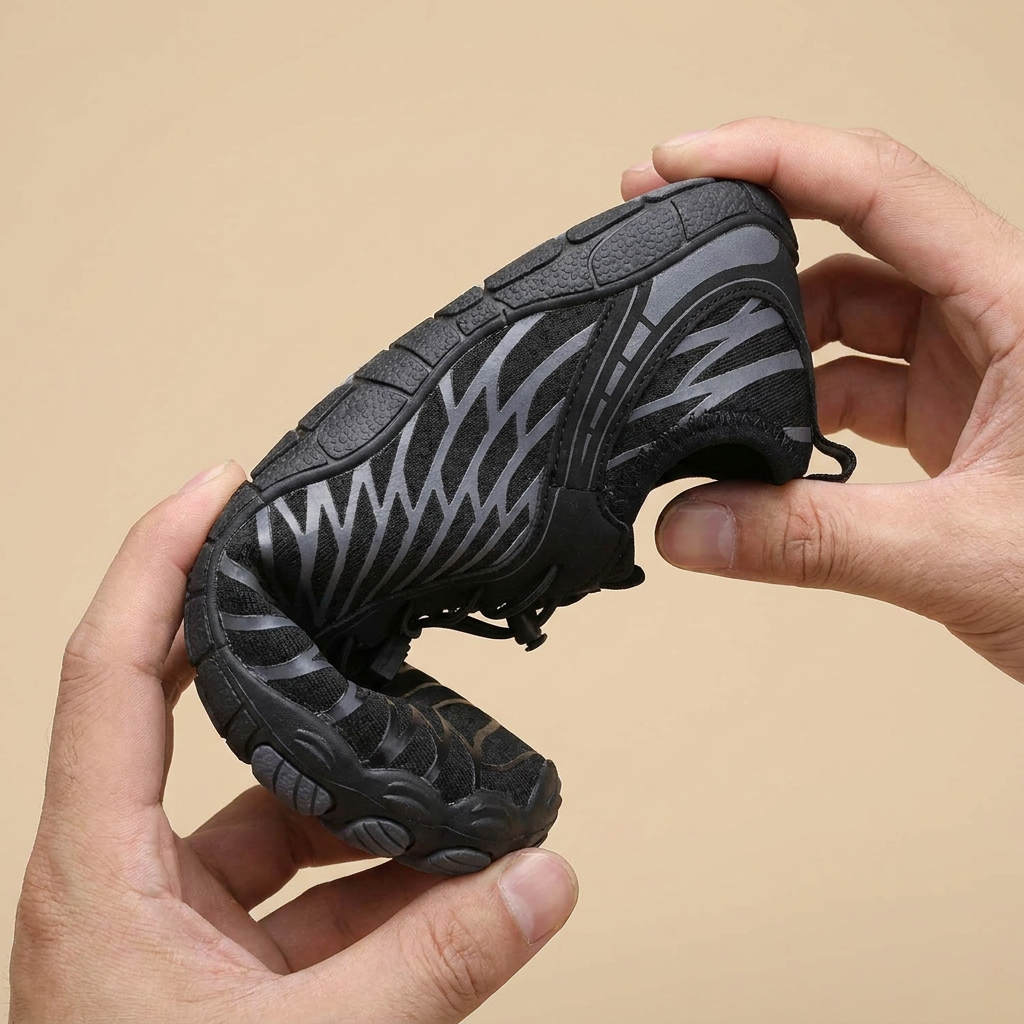 Rivo Barefoot — semelle ultra-flexible pliée en deux
