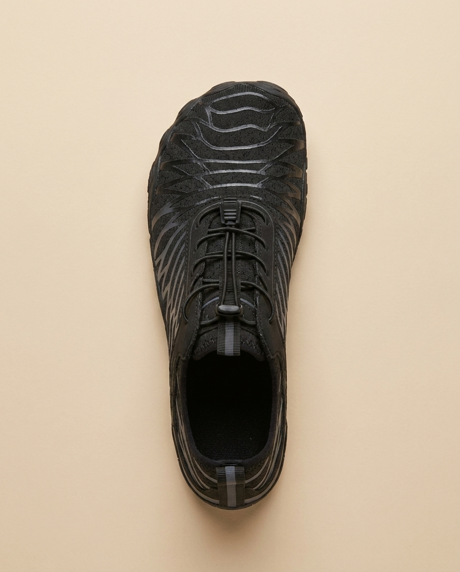 Rivo Barefoot — toe box large, vue de dessus