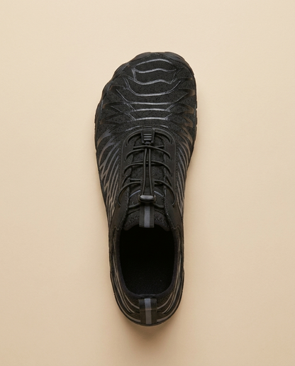 Trael Barefoot — vue de dessus, toe box large