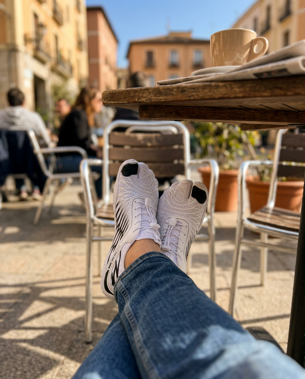 Client Rivo blanc noir terrasse
