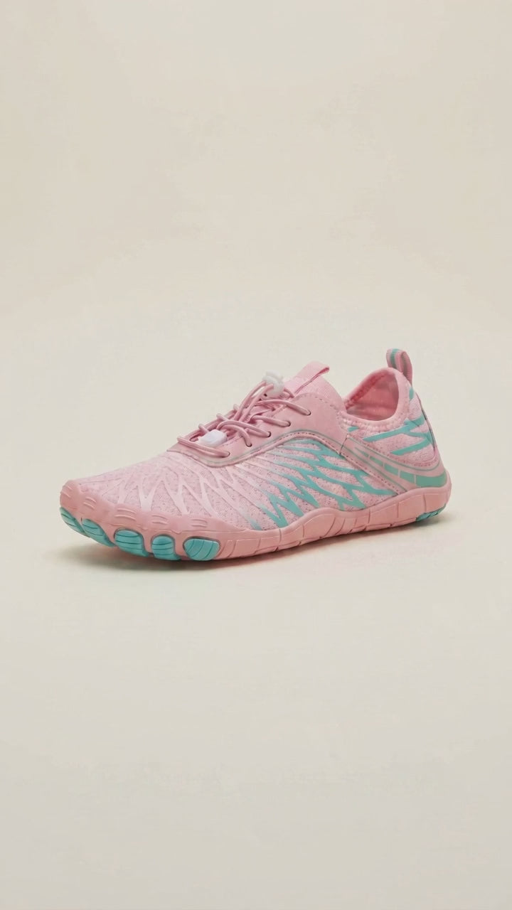 Rivo Barefoot Rose/Turquoise, présentation produit qui tourne